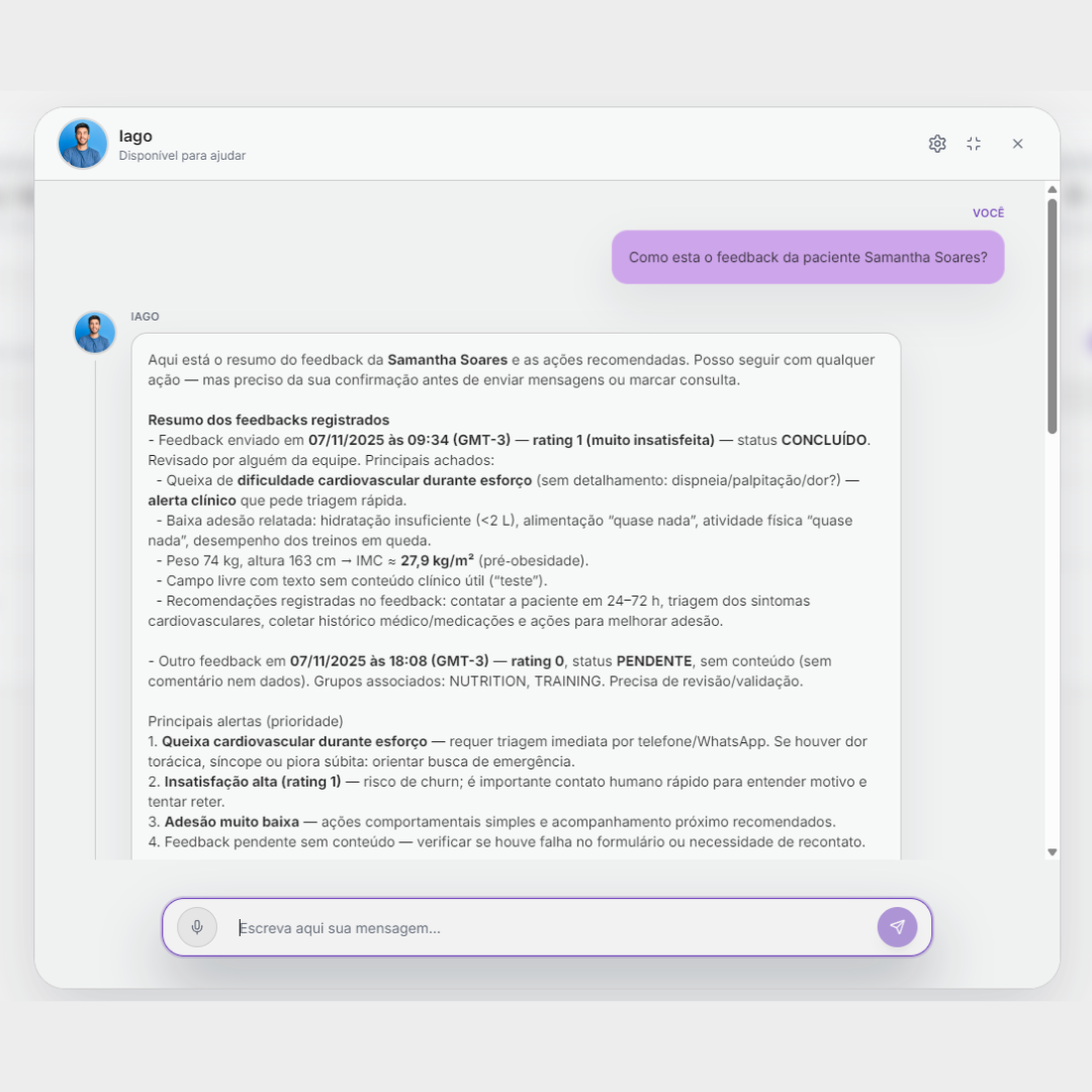 Agente de IA como copiloto