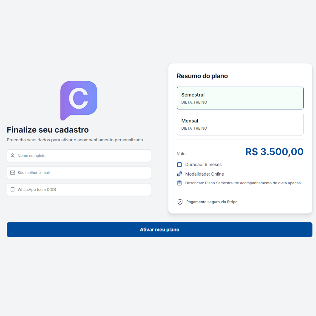 Checkout personalizado